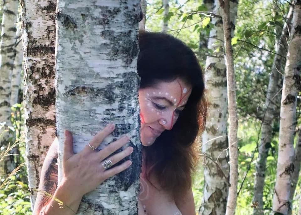Feminine Ritual with Birch Tree